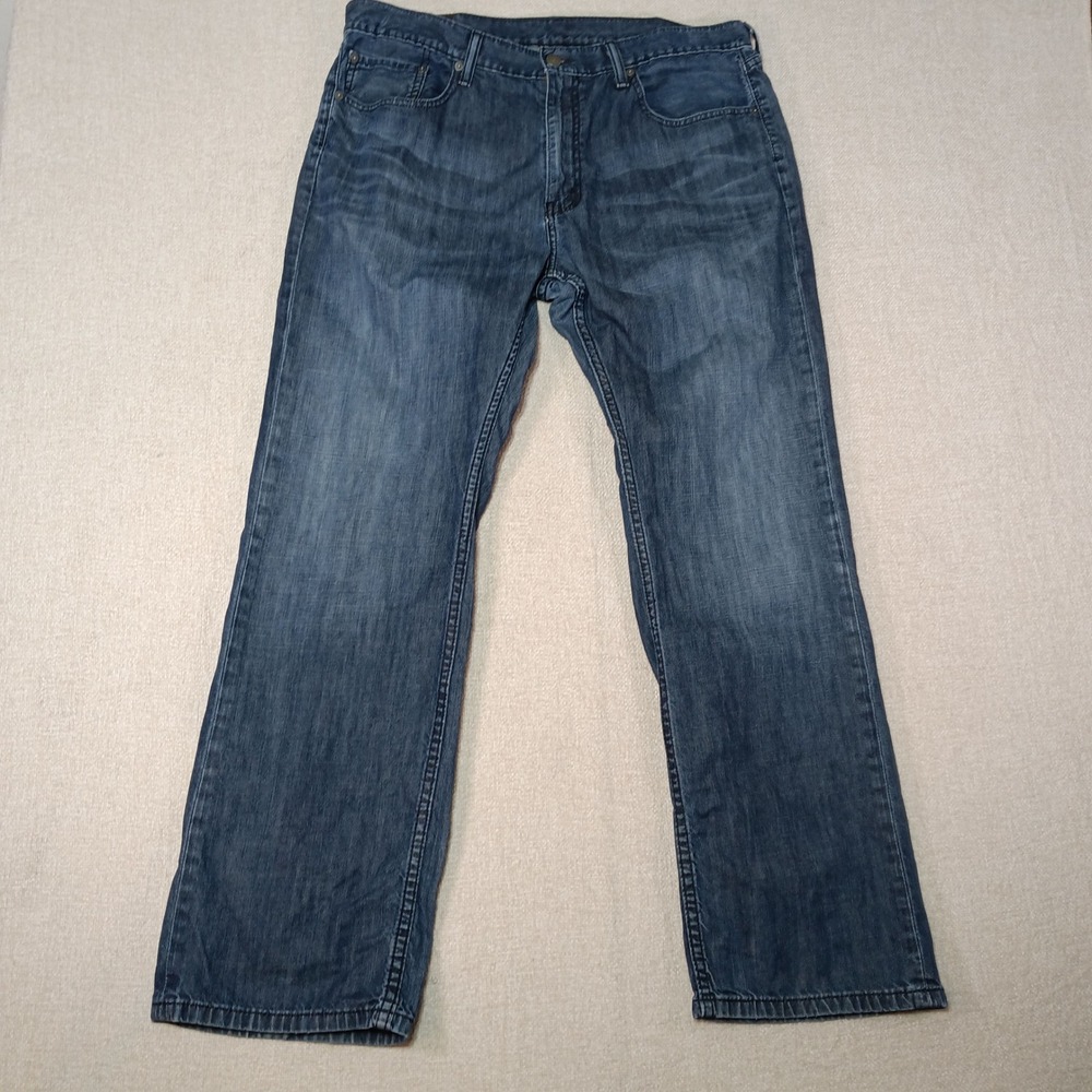 Levi's 559 Relaxed Straight Jeans Mens 36x32 Medium Wash Blue Denim 005590229